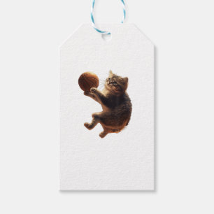 Katze Basketball spielen Funny Cats Mama Meow Kitt Geschenkanhänger