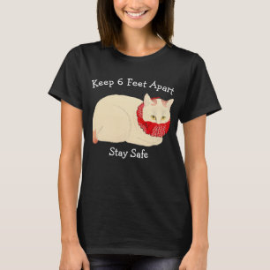 Katze Behaltend 6 Fuß T-Shirt