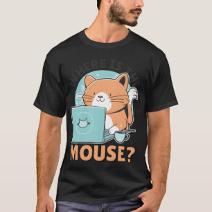 Katze benutzt Computer Eine Katze benutzt einen Co T-Shirt