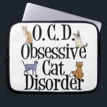 Katze besessen laptopschutzhülle<br><div class="desc">Ich habe eine Zwangskatzenkrankheit. Ich bin für alle meine niedlichen Katzen OCD. Ein lustiges Geschenk für jemanden,  der verrückt nach Kätzchen ist. Ich Liebe Katzen,  das ist meine Besessenheit.</div>