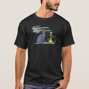 Katze Besitzer Katze rauchen Shisha Rauchen Liebli T-Shirt