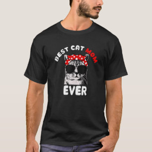Katze Beste Katzenmutter überhaupt Miauen mit mein T-Shirt