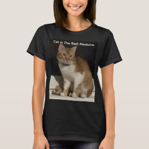 Katze beste Medizin Foto Humor T-Shirt