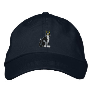 Katze Bestickte Kappe