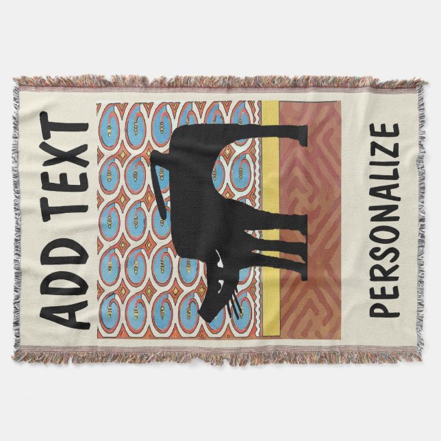 Katze bloack, Text hinzufügen Decke (Vorderseite)