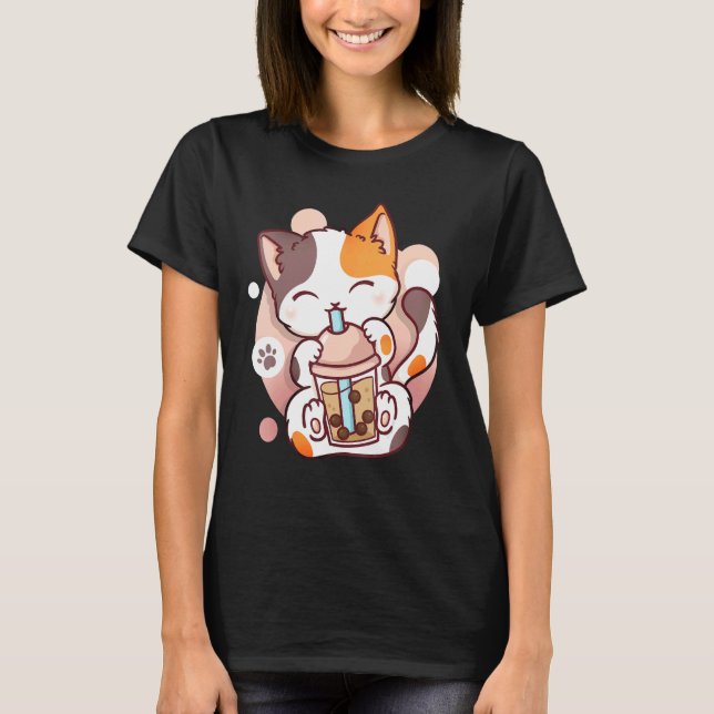 Katze Boba Tee Bubble Tee   Neko (Vorderseite)
