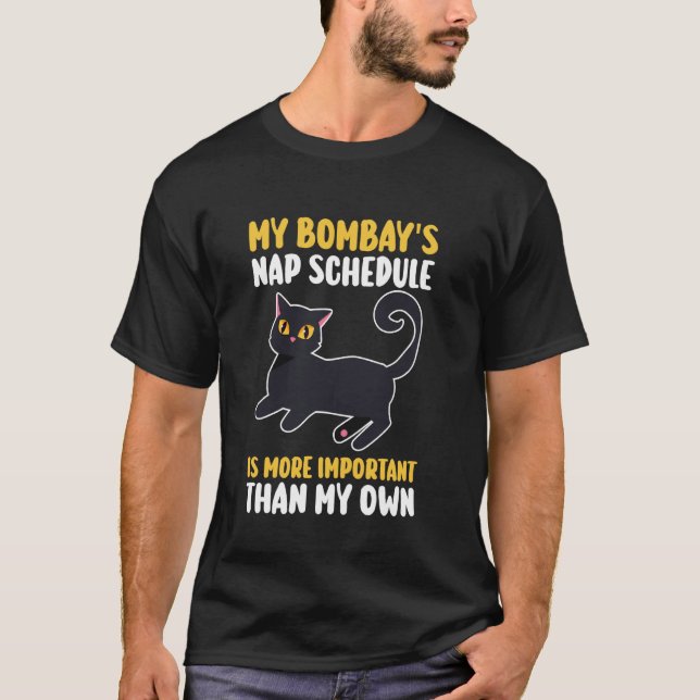Katze Bombay T-Shirt (Vorderseite)