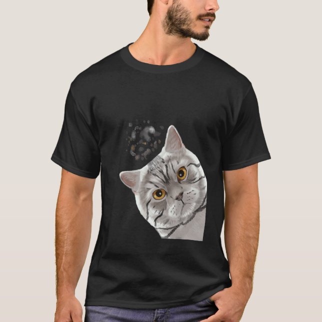 Katze Britisch Kurzhaar T-Shirt (Vorderseite)