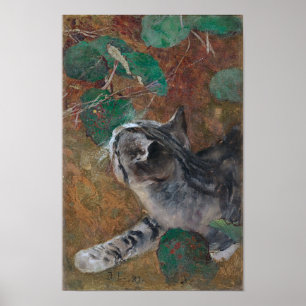 Katze, Bruno Liljefors Poster