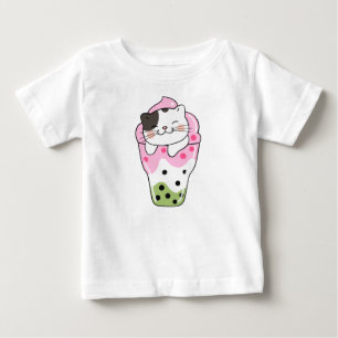 Katze Bubble Tea Baby T-shirt
