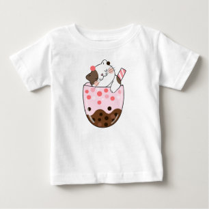 Katze Bubble Tea Baby T-shirt