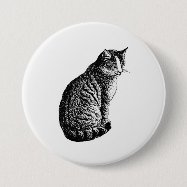 Katze Button (Vorderseite)