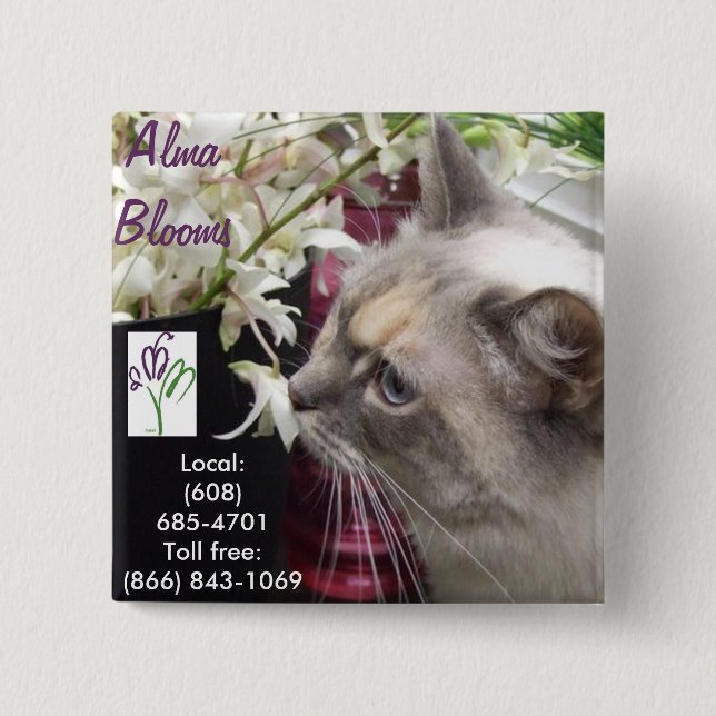 Katze Button (Vorderseite)