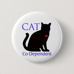 Katze Co-Abhängig Button