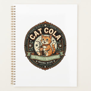 Katze Cola Katze Soda Pop Getränkeetikett Katze Vi Planer