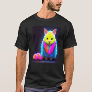 Katze Cyber Punk Seltsame Männer Frauen Jungen Mäd T-Shirt