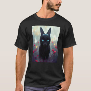 Katze Cyber Punk Weird Männer Frauen Jungen Mädche T-Shirt