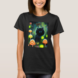 Katze Cyber Punk Weirdo Männer Frauen Jungen Mädch T-Shirt