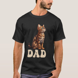 Katze Daddy Bengal Katze Vater Bengal Vater Bengal T-Shirt