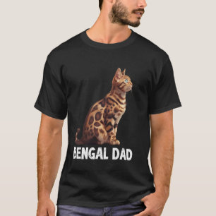 Katze Daddy Bengal Katze Vater Bengal Vater Bengal T-Shirt
