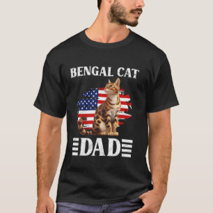 Katze Daddy Bengal Katze Vater Bengal Vater Bengal T-Shirt