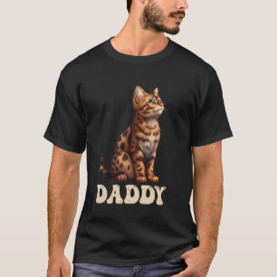 Katze Daddy Bengal Katze Vater Bengal Vater Bengal T-Shirt