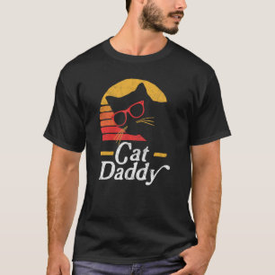 Katze Daddy Vintage Eighties Style Katze Hipster G T-Shirt