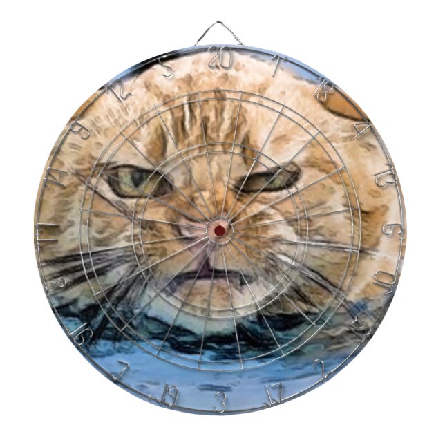 Katze Dartscheibe (vorne)