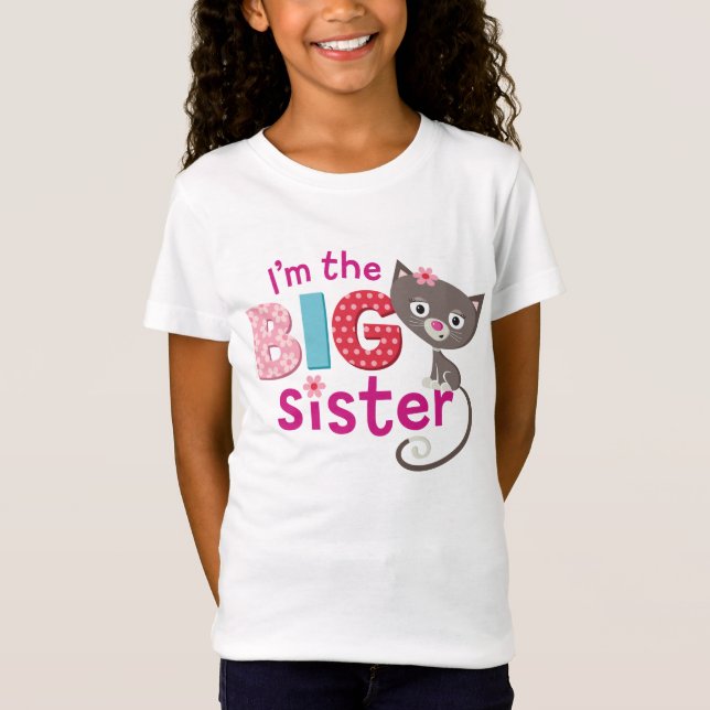 Katze der GROSSEN Schwester T-Shirt (Vorderseite)