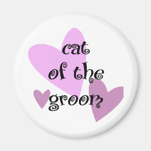 Katze des Bräutigams Magnet