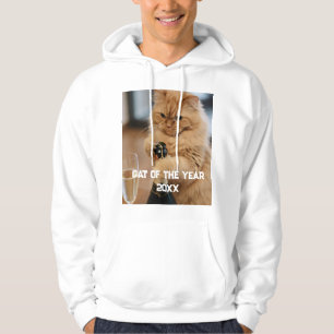 Katze des Jahres 20XX Foto-Anpassung Hoodie