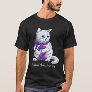 Katze des Monats der pädiatrischen Schlaganfallauf T-Shirt