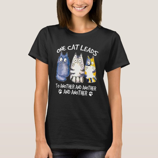 Katze Design Katze Kätzchen Kater T-Shirt (Vorderseite)