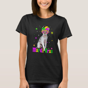 Katze Devon Rex Maske Mardi Gras Karneval Tiere Ca T-Shirt