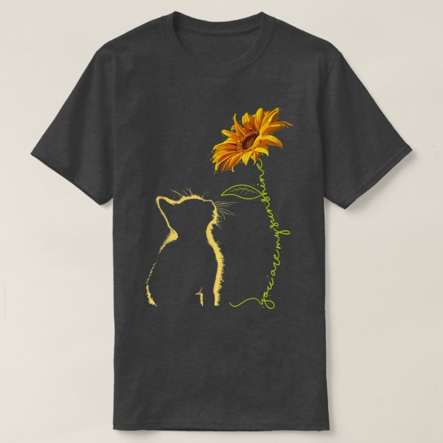 Katze, die du bist, meine Sonnenscheinkatzen T-Shirt (Design vorne)