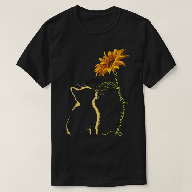 Katze, die du bist, meine Sonnenscheinkatzen T-Shirt (Design vorne)
