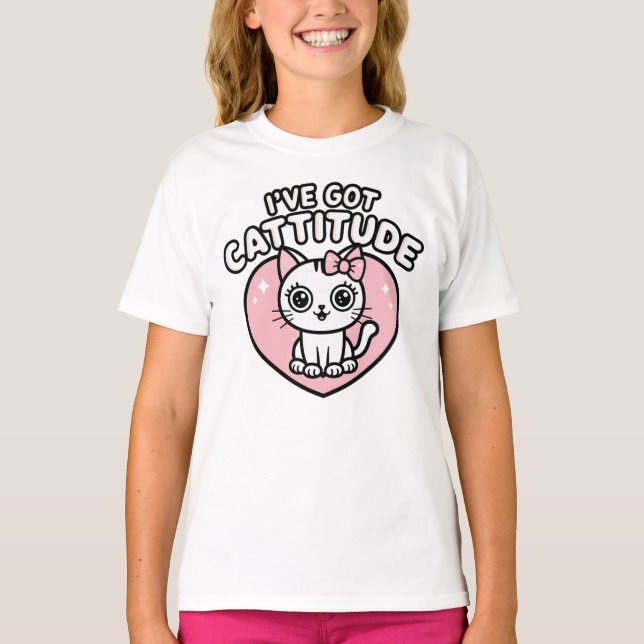 Katze, die ich Got habe T-Shirt (Vorderseite)