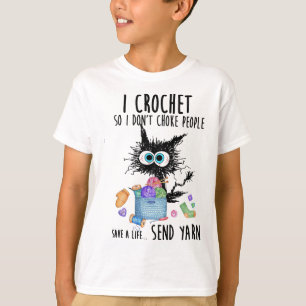 Katze, die ich kreuze, damit ich nicht ersticke, d T-Shirt