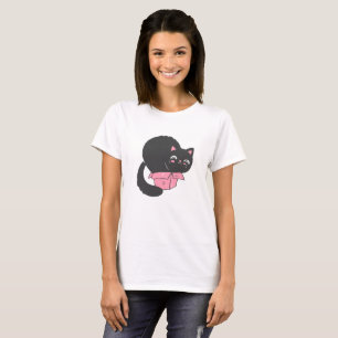 Katze, die in einem Karton liegt - Farbe auswählen T-Shirt