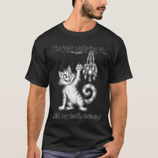 Katze, die Pflanzen gießt T-Shirt