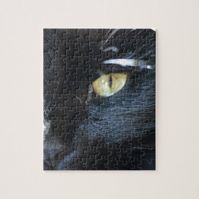 Katze, die Sie mustert Puzzle (Vertikal)