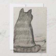 Katze, die über uns wacht