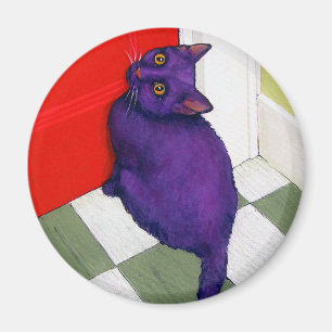 Katze, die will, um hier zu erlöschen magnet