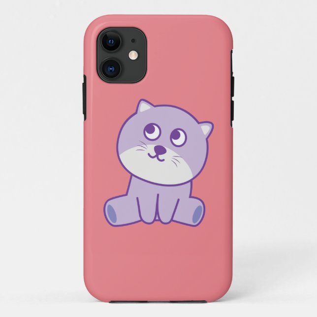 Katze, die zum Himmel schaut Case-Mate iPhone Hülle (Rückseite)