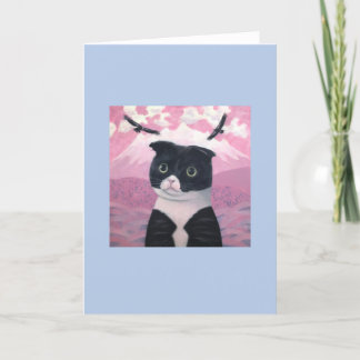 Katze Dora-chan-blau #3 Karte