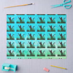 Katze & Drachen Seidenpapier