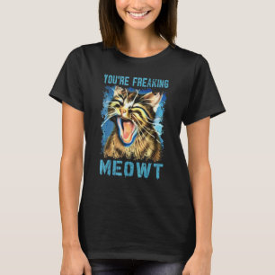 Katze Du machst mich verrückt Vintage-Katze-Mia T-Shirt