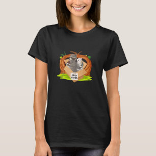 Katze Ein Tierheimkatze Adoptieren Opossum Waschbä T-Shirt