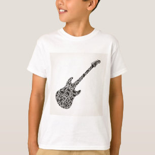 Katze eine Gitarre T-Shirt