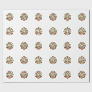 Katze Eisdiele Katze Eisdiele Katze Vint Geschenkpapier